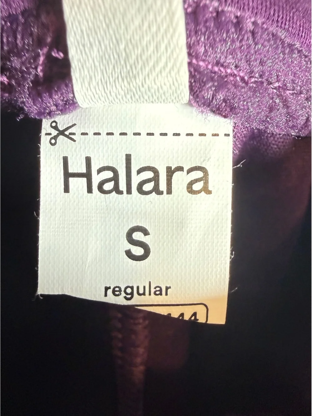Halara Purple High Waisted Tapered Pocket Pants Women’s Small